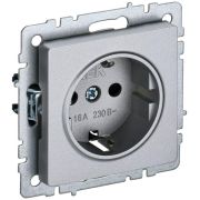 Розетка BRITE РС11-1-0-БрА 16А с заземл. без защ. шторки механизм алюм. IEK BR-R11-16-K47