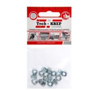 Гайка самоконтрящаяся М6 DIN 985 цинк. (пакет) (уп.16шт) Tech-Krep/Zitar 103031